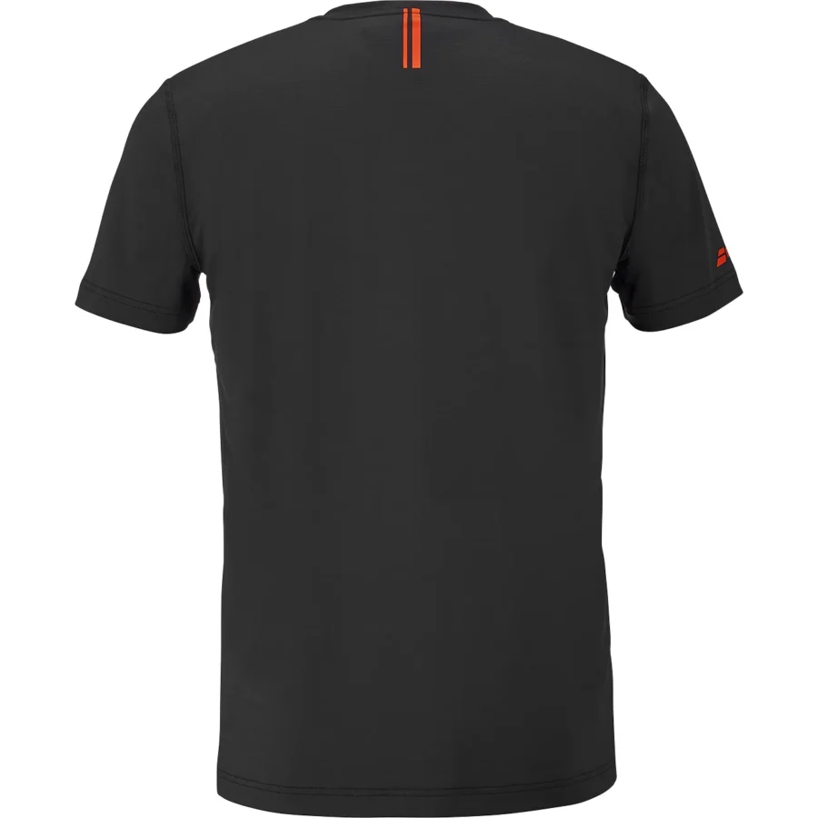 Tee-shirt Babolat Exercise Graphic Tee Homme Noir, vue 3