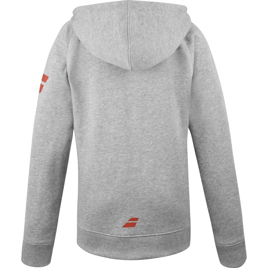 Veste à capuche Babolat Exercise Hood Jacket Junior Gris, vue 3
