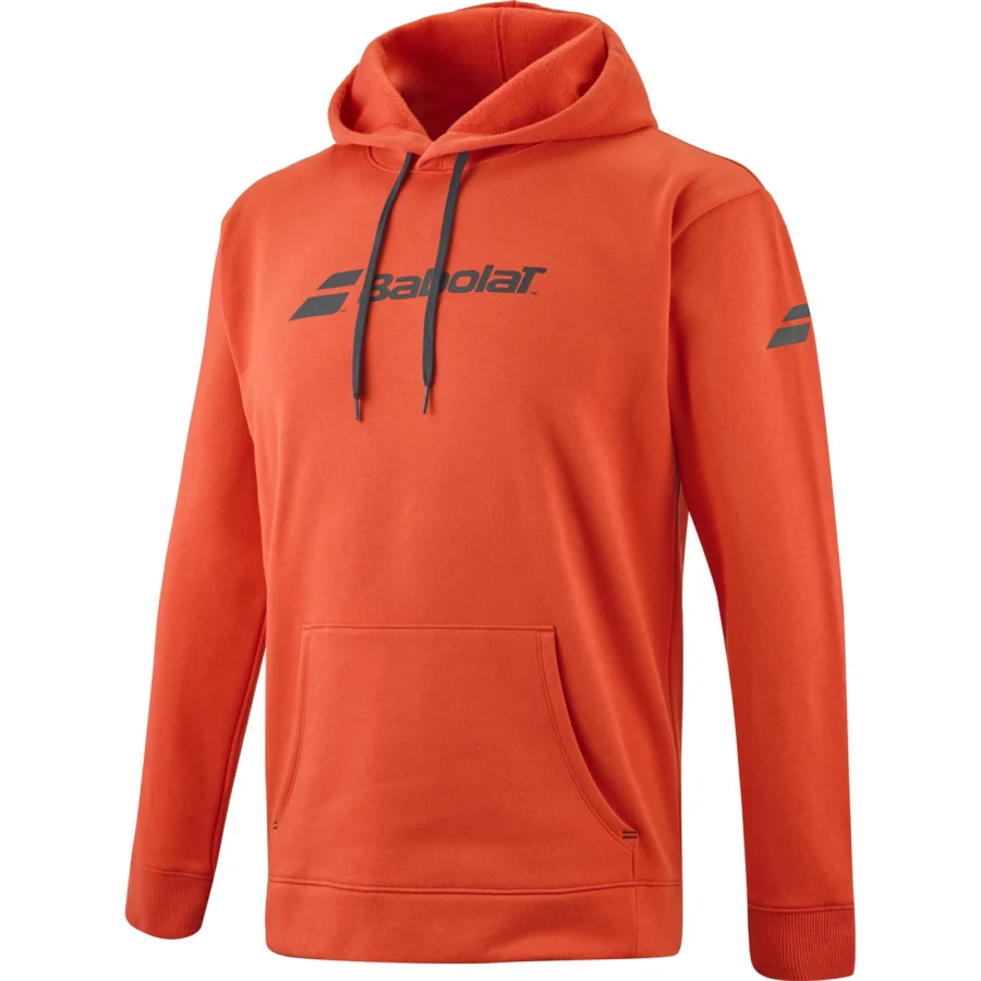 Sweat à capuche Babolat Exercise Hood Sweat Homme Rouge, vue 2