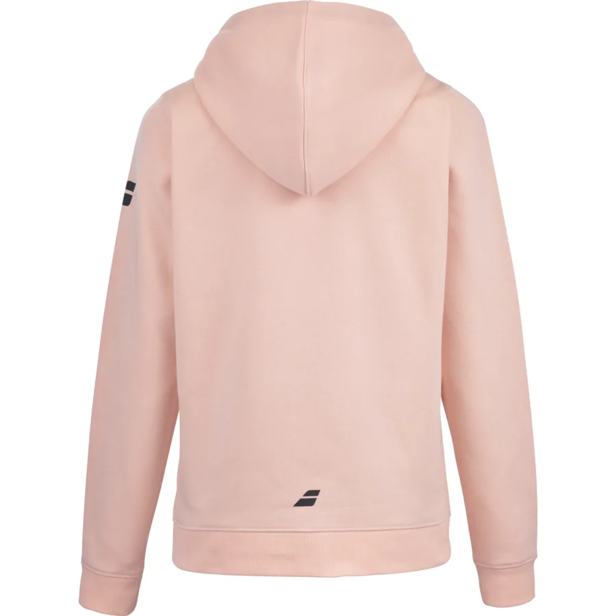 Sweat à capuche Babolat Exercise Hood Sweat Junior Orange chiné, vue 3