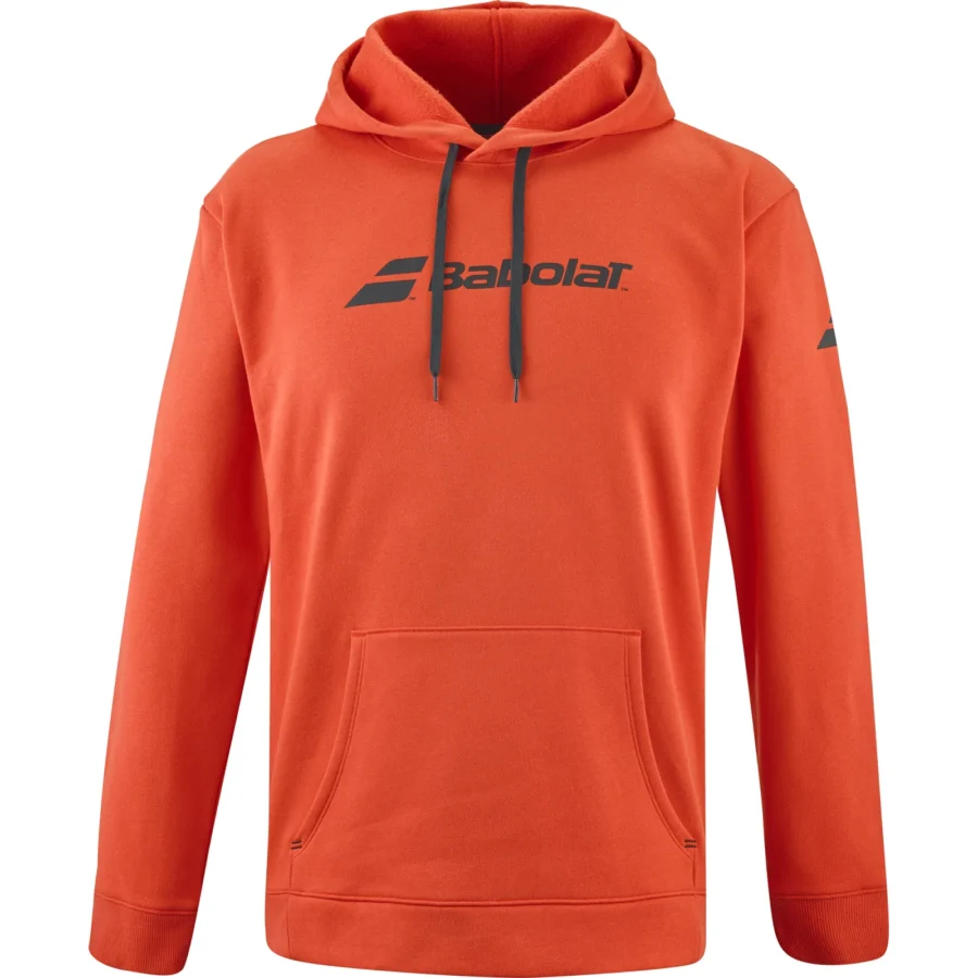 Sweat à capuche Babolat Exercise Hood Sweat Junior Rouge