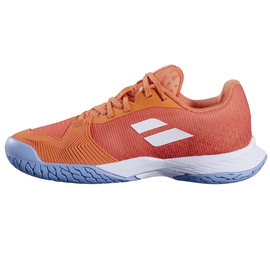 Chaussures de tennis Babolat Jet Mach 3 Junior All Court Enfant Orange clair, vue 2