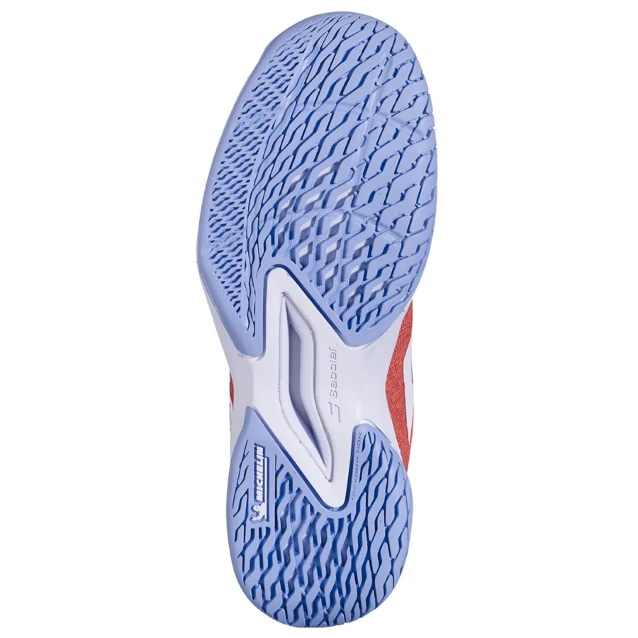 Chaussures de tennis Babolat Jet Mach 3 Junior All Court Enfant Orange clair, vue 5