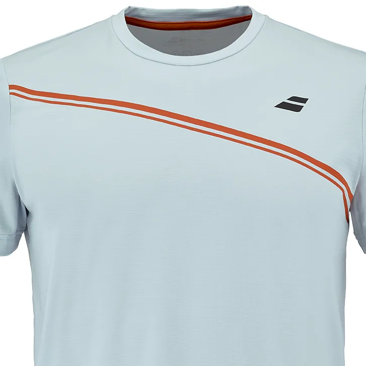 Tee-shirt de tennis Babolat Play Crew Neck Garçon stretch, vue 4