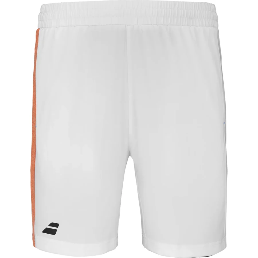 Short de tennis Babolat Play Short Garçon Blanc