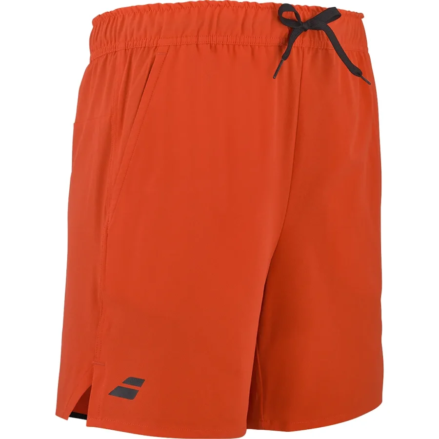 Short de tennis Babolat Play Short Garçon Orange, vue 2