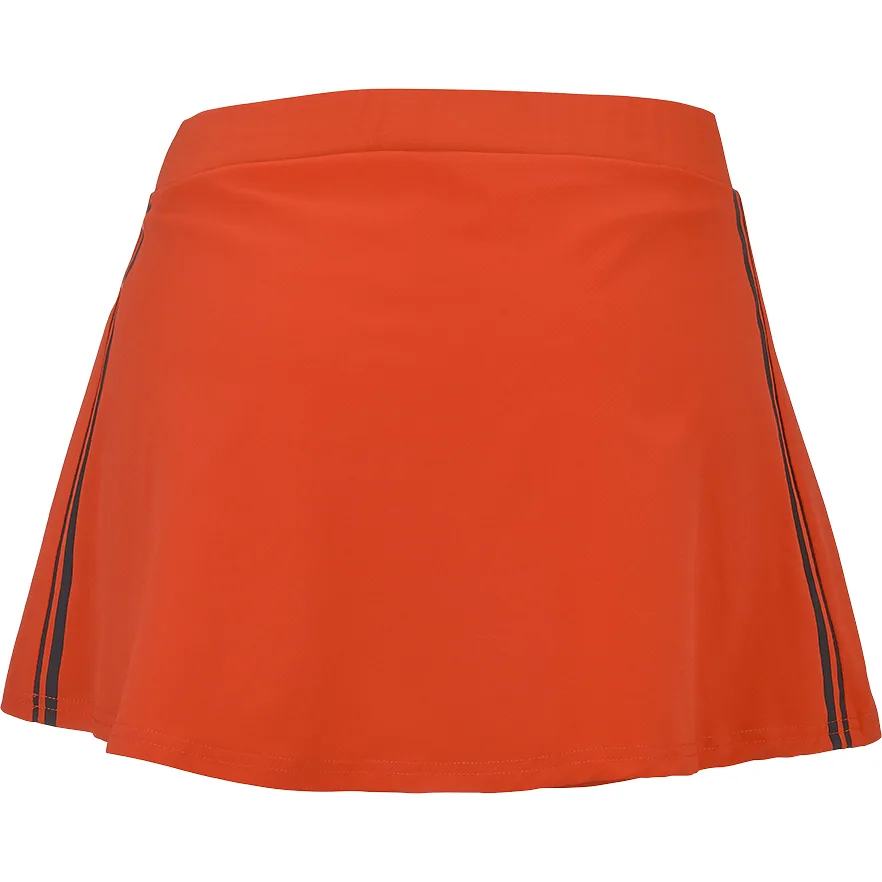 Jupe de tennis Babolat Play Fille bleu et vert stretch, vue 3
