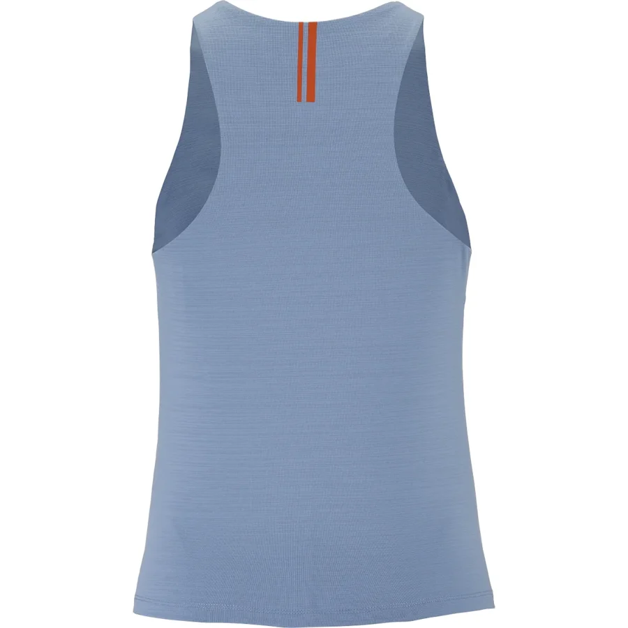 Débardeur de tennis Babolat Play Femme ajusté Blanc / Bleu, vue 3