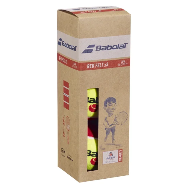 Balles de tennis Babolat Red Felt X3
