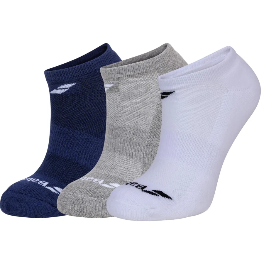 Chaussettes de tennis Babolat Invisible 3 Pairs Pack Junior, vue 2