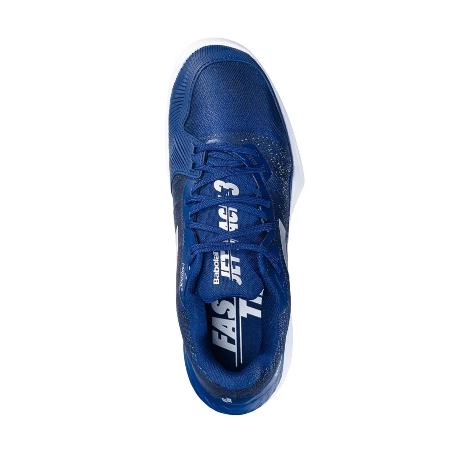 Chaussures de tennis Babolat Jet Mach 3 All Court Homme jaune citron, vue 4