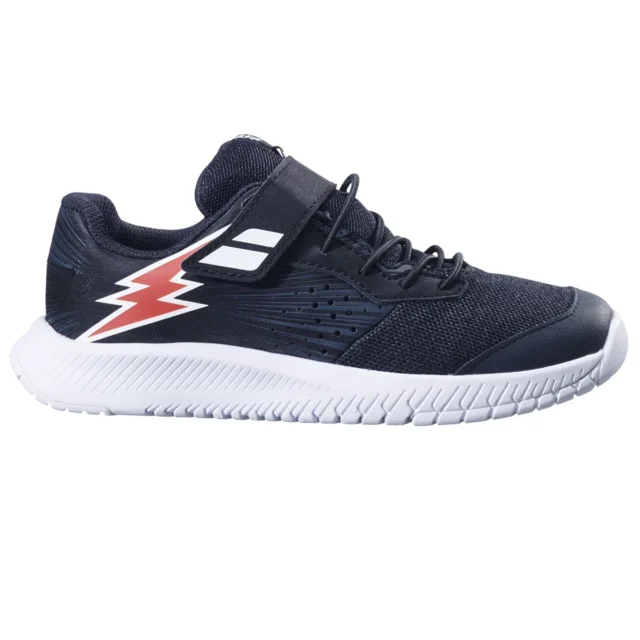 Chaussures de tennis Babolat Pulsion All Court Kid Scratchs Black