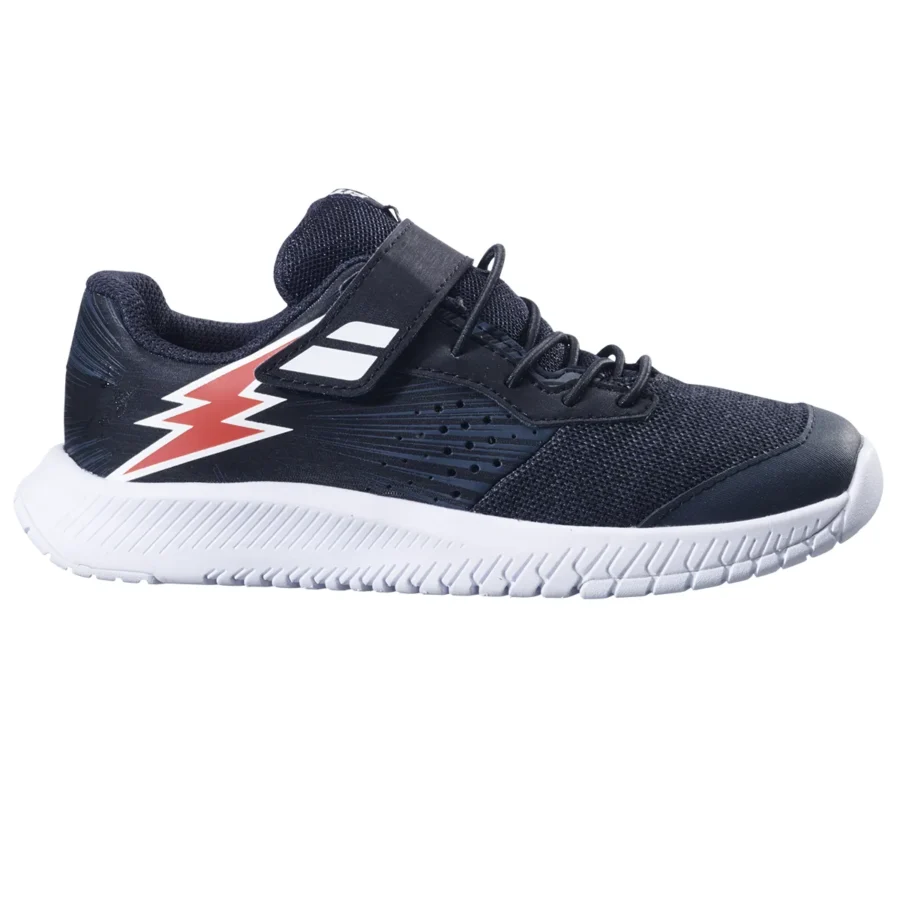 Chaussures de tennis Babolat Pulsion All Court Kid Scratchs Black