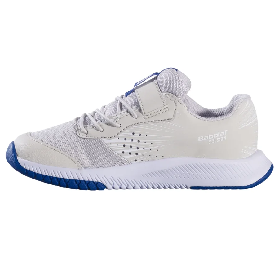 Chaussures de tennis Babolat Pulsion All Court Kid Scratchs White, vue 2