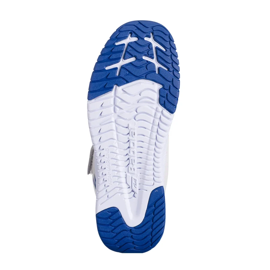 Chaussures de tennis Babolat Pulsion All Court Kid Scratchs White, vue 4