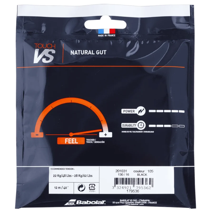 Cordage de tennis Babolat Touch VS 12M, vue 2