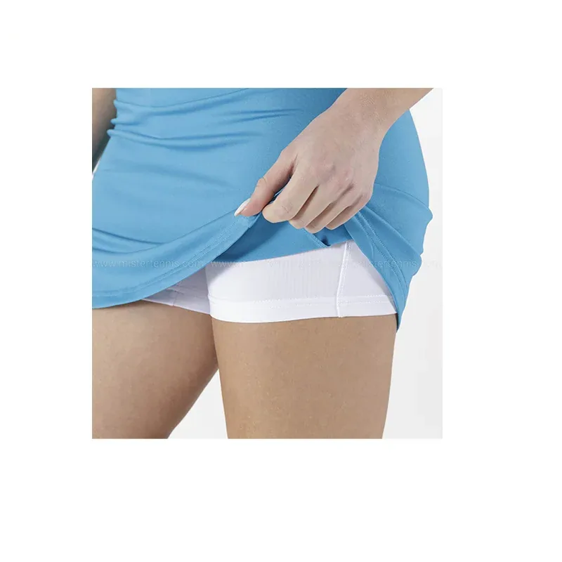 Jupe de tennis Babolat Play Femme Bleu / Vert XS à XL, vue 2