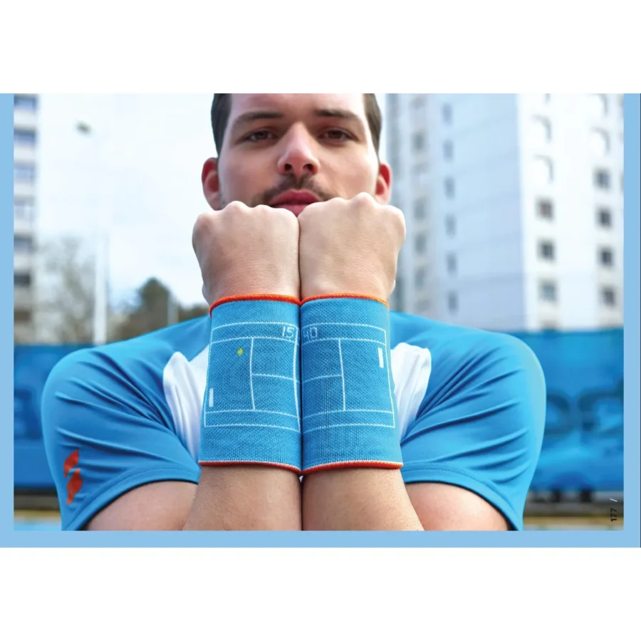 Poignet éponge Babolat Reversible Jumbo Wristband, vue 2