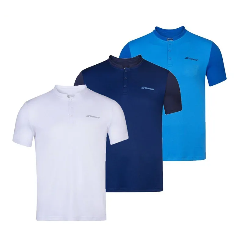 Polo de tennis Babolat Play Homme col modernisé, vue 4