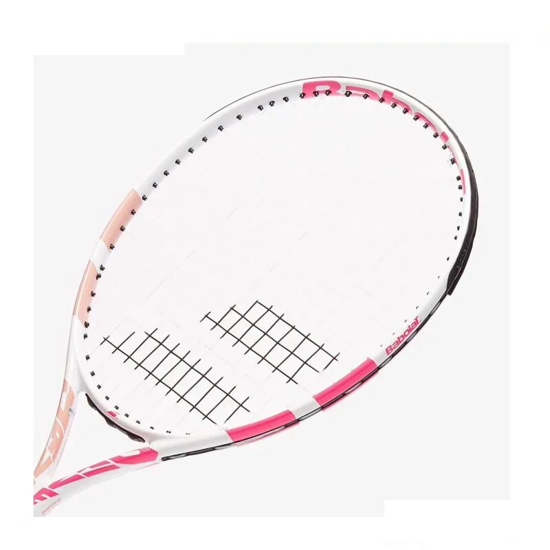 Raquette de tennis junior Babolat Drive Junior 23 Fille blanc et rose, vue 2