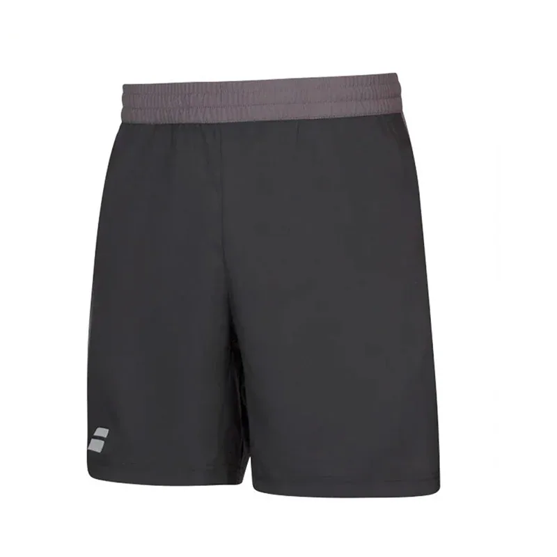 Short de tennis Babolat Play Short Garçon Blanc / Noir, vue 5