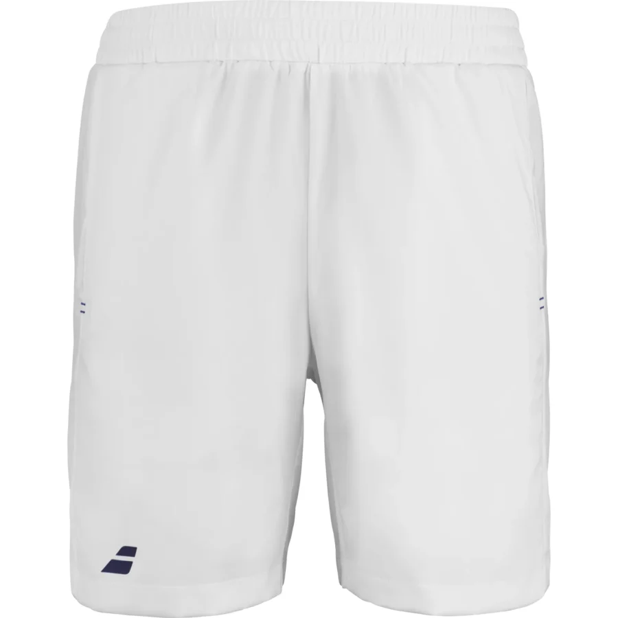 Short de tennis Babolat Play Short Homme Blanc / Noir
