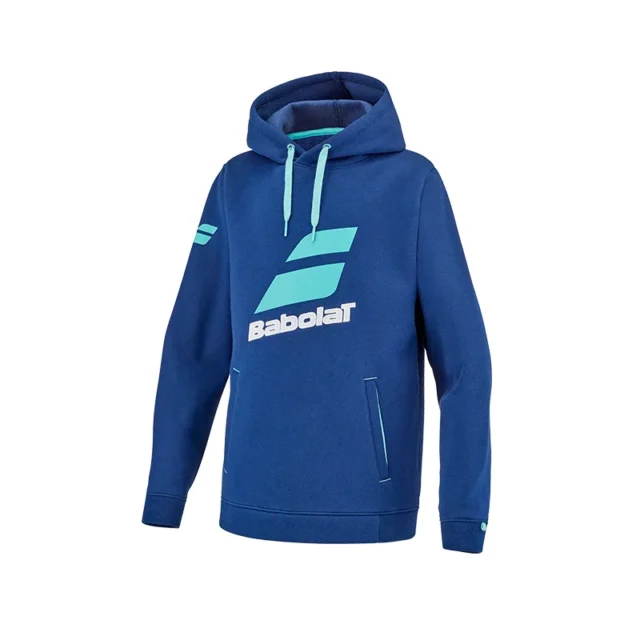 Sweat à capuche Babolat Exercise Hood Sweat Junior Bleu foncé