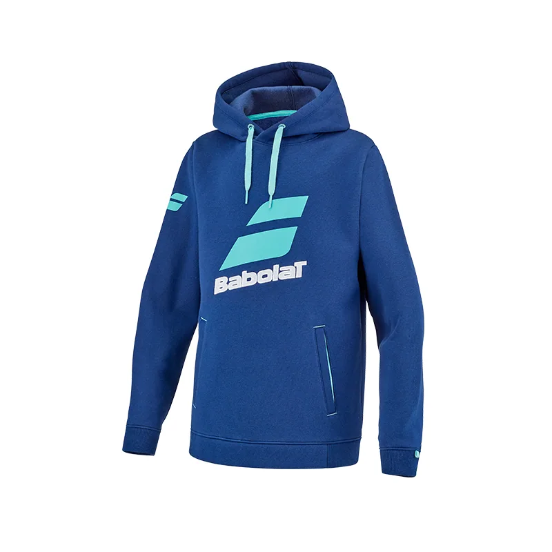 Sweat à capuche Babolat Exercise Hood Sweat Junior Bleu foncé