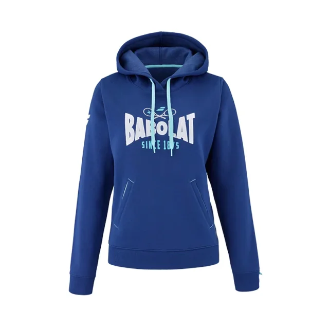 Sweat à capuche Babolat Exercise Hood Femme Bleu foncé