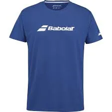 Tee-shirt Babolat Exercise Tee Homme Bleu chiné / Bleu clair