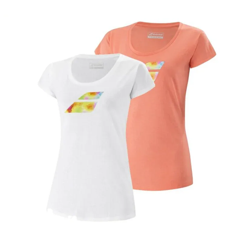 Tee-shirt Babolat Exercise Big Flag Tee Femme
