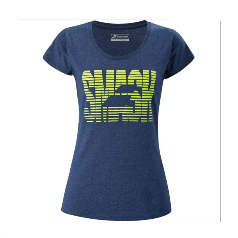 Tee-shirt Babolat Exercise Message Tee Femme