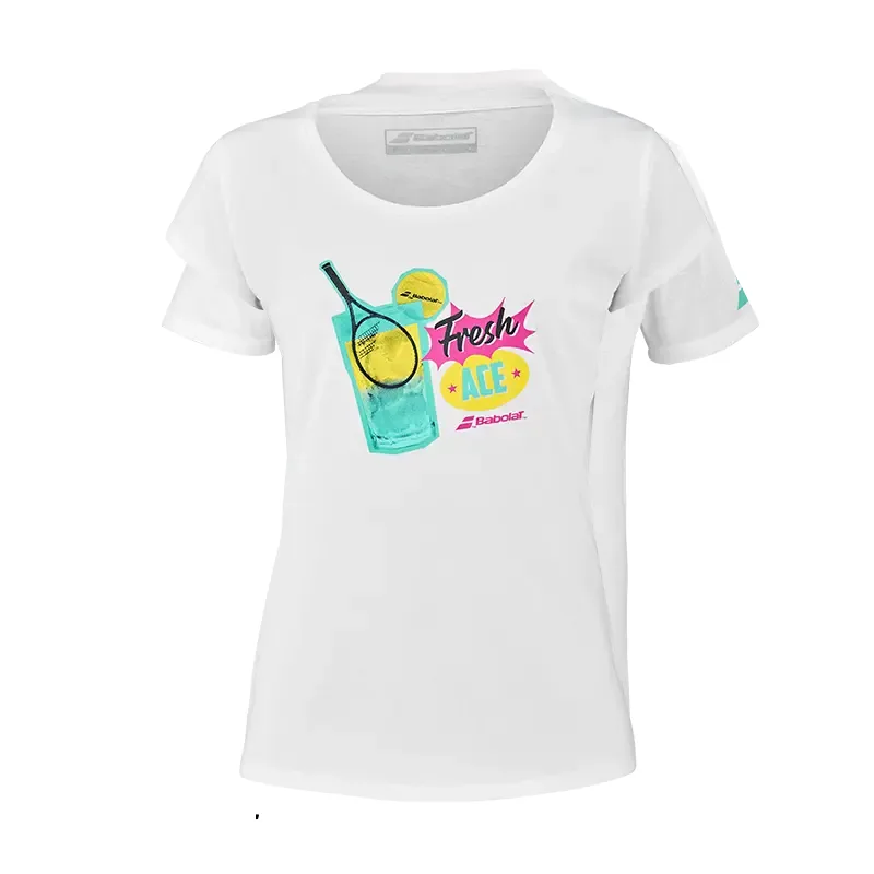 Tee-shirt Babolat Exercise Message Femme
