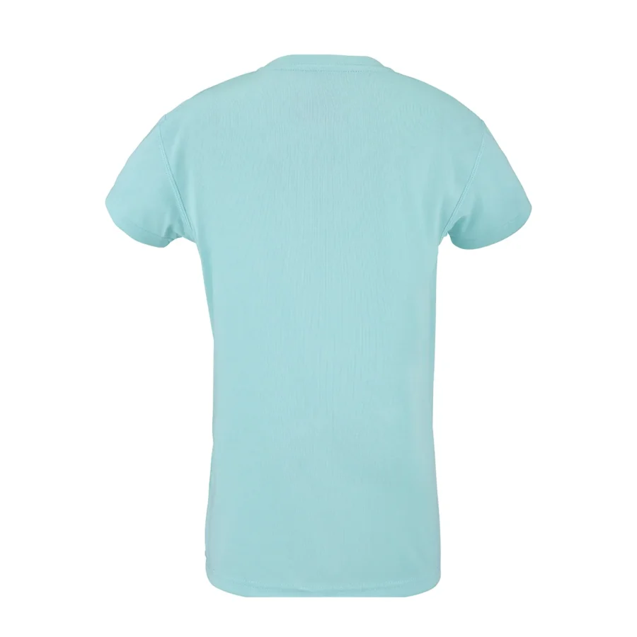 Tee-shirt de tennis Babolat Exercise Graphic Tee Garçon Orange / Bleu foncé, vue 3