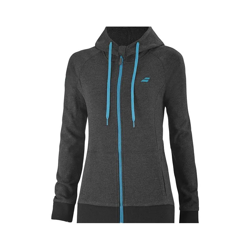 Veste à capuche Babolat Exercise Hood Jacket Fille, vue 2