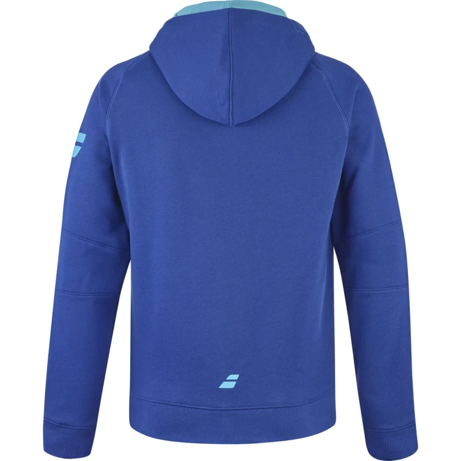 Veste à capuche Babolat Exercise Hood Jacket Homme Bleu, vue 3